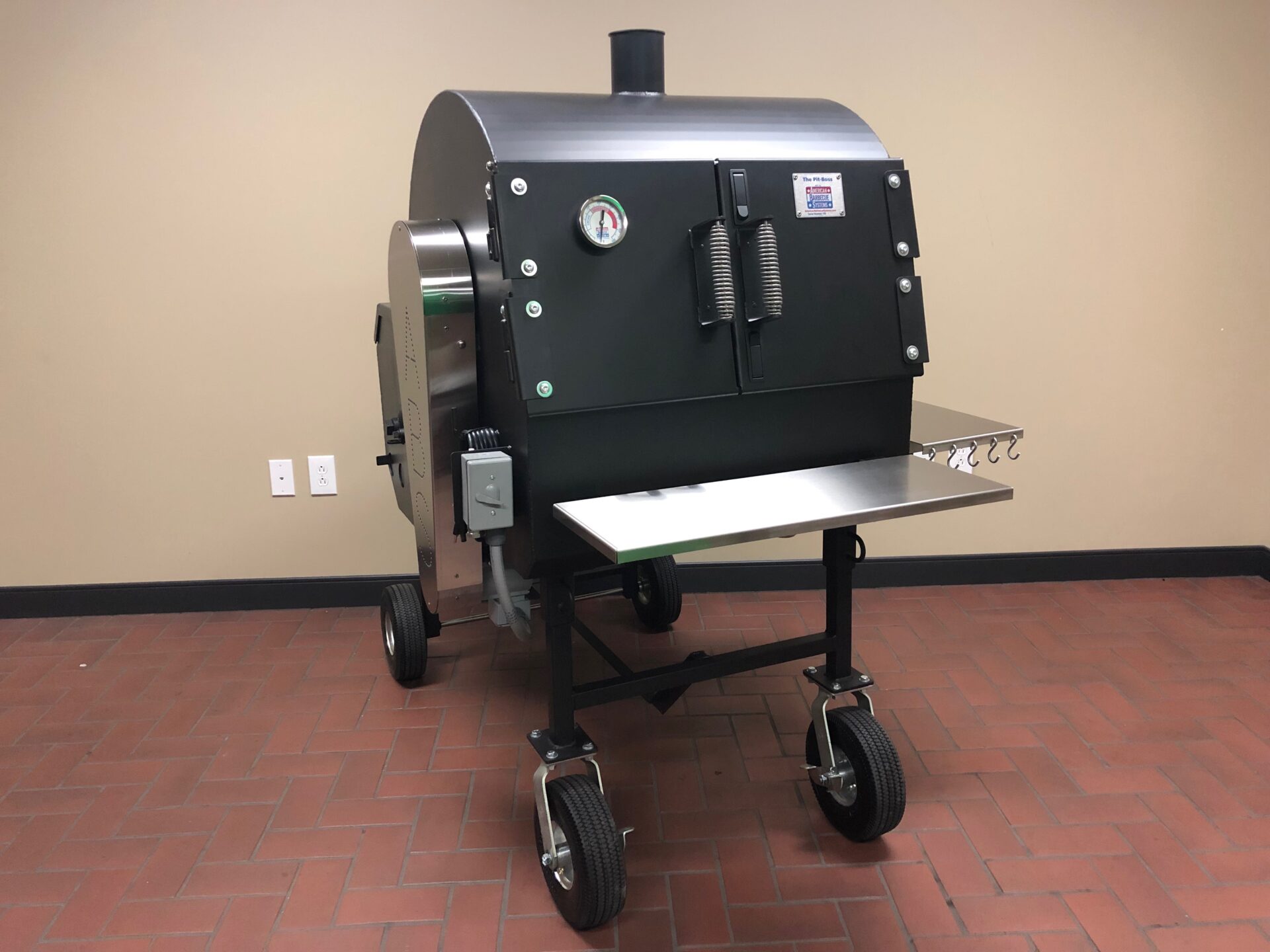 Pit-Boss with Stainless Rotisserie 