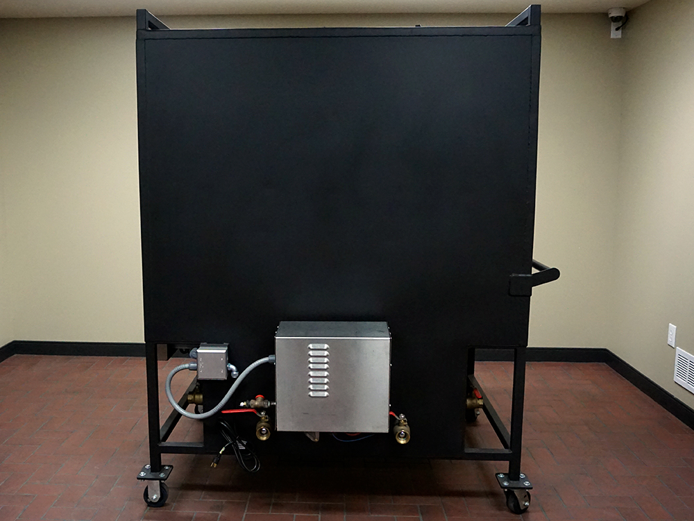 This smoker is made for caterers and restauranteurs. 