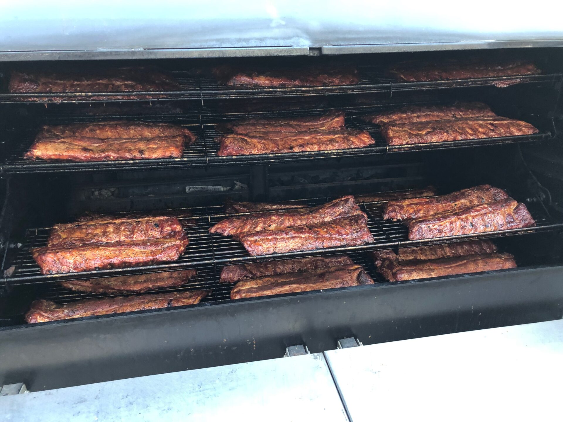 meat cooking in The Judge
