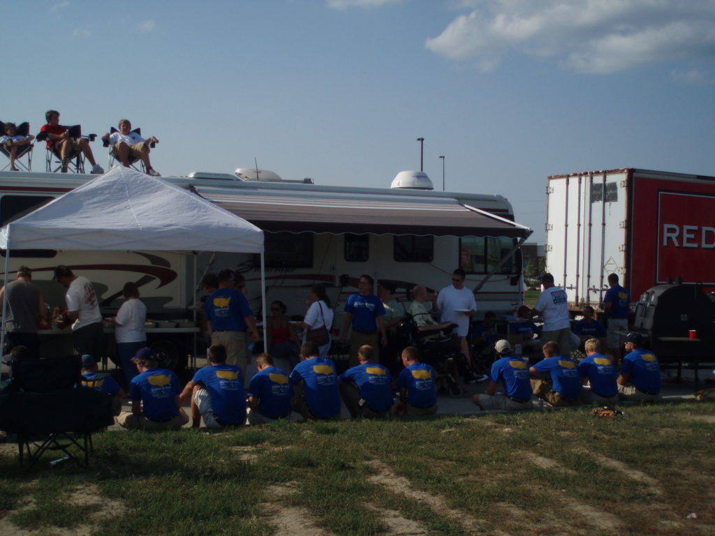 The team at one of ABS events and competitions.