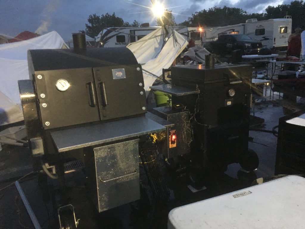 After a storm blew through at an ABS BBQ competition.