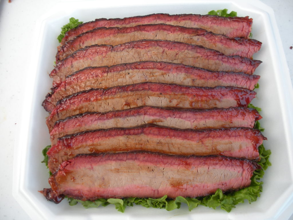 Meats prepared on an ABS smoker/grill. An example of ABS Events and Competitions.
