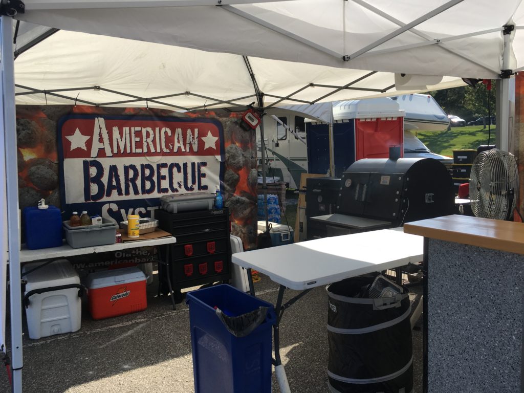 The ABS tent at one of our events and competitions.