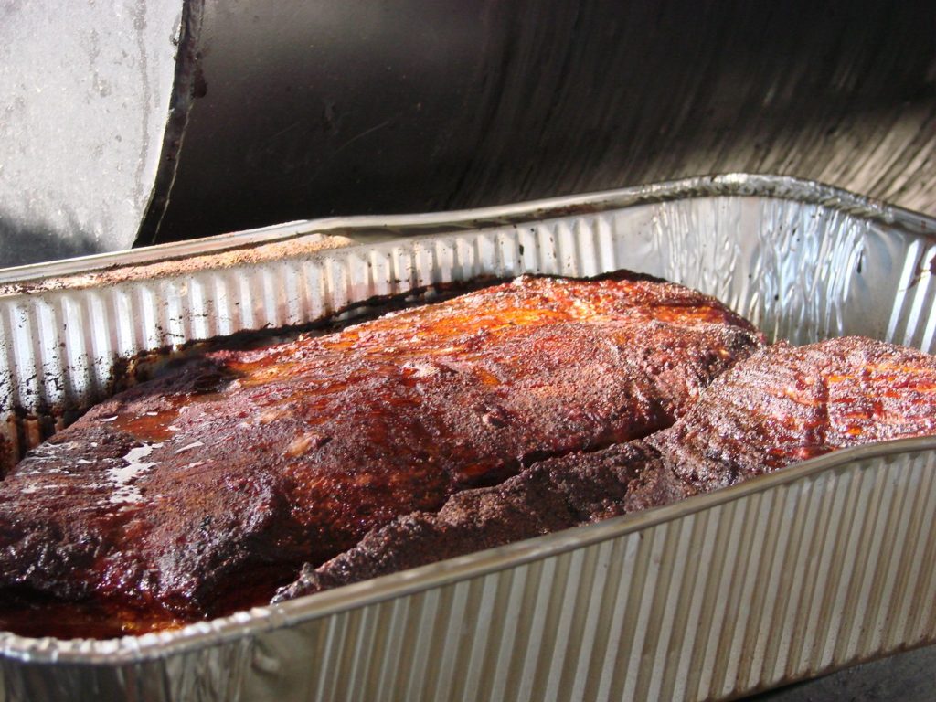 Delicious BBQ, a result of cooking on an ABS smoker/grill.