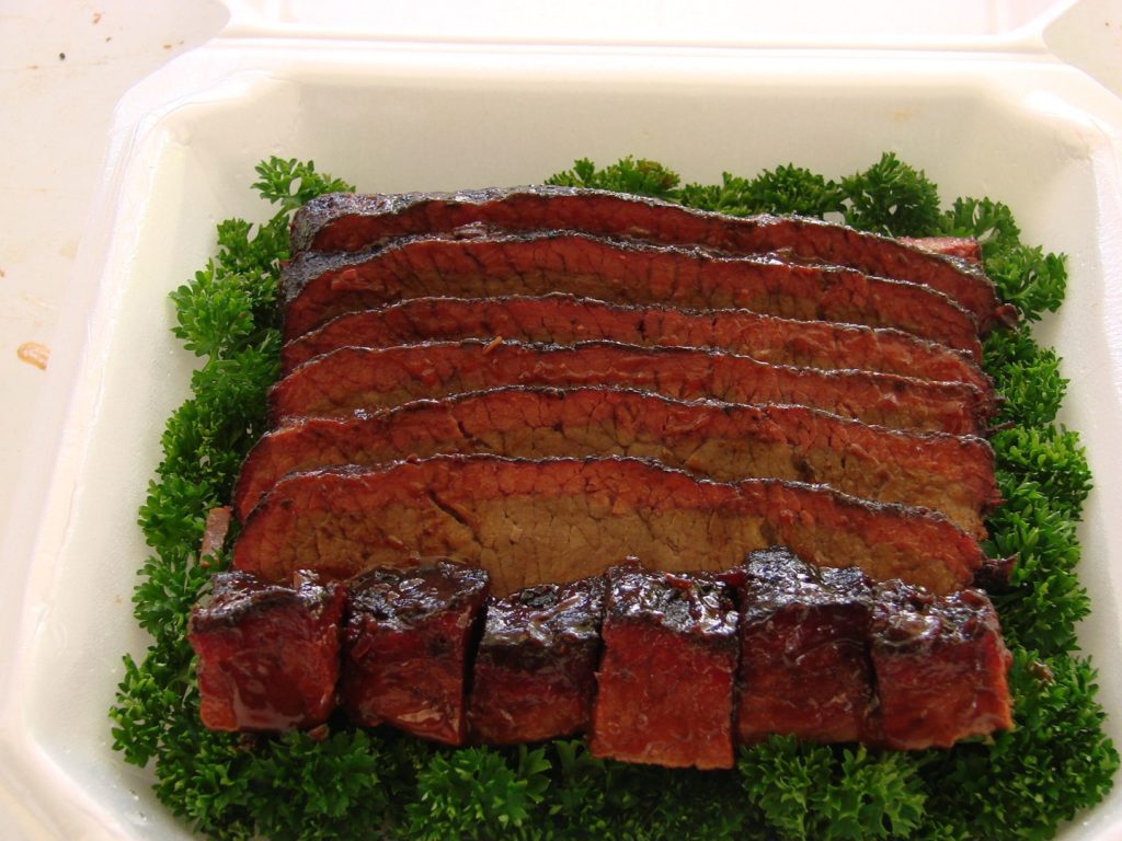 Delicious BBQ, a result of cooking on an ABS smoker/grill.