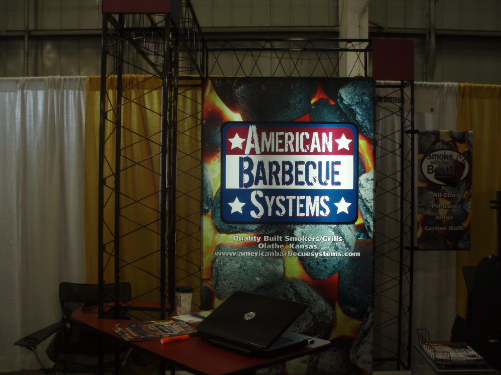 All lit up: the ABS logo.