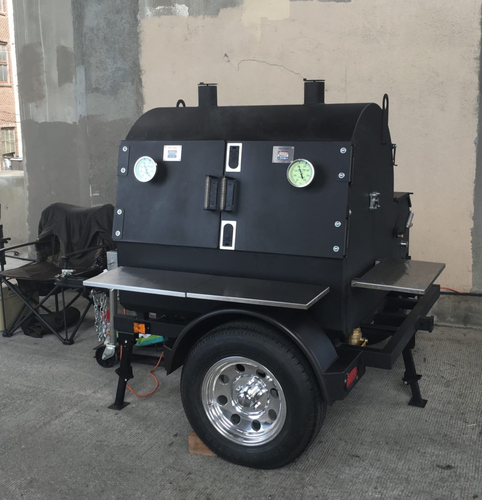 A custom ABS Judge on trailer, ready to roll. 