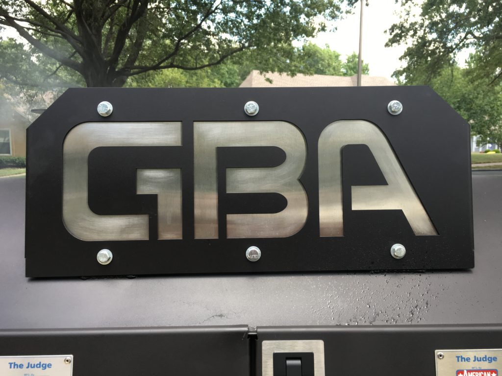 Logo for GBA on a custom ABS Judge. 
