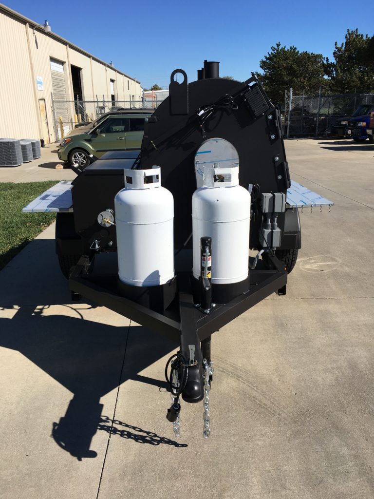Custom ABS Judge with propane on a trailer, ready to roll! 