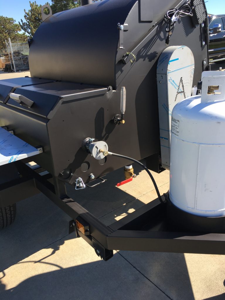 Custom ABS Judge with propane on a trailer, ready to roll! 
