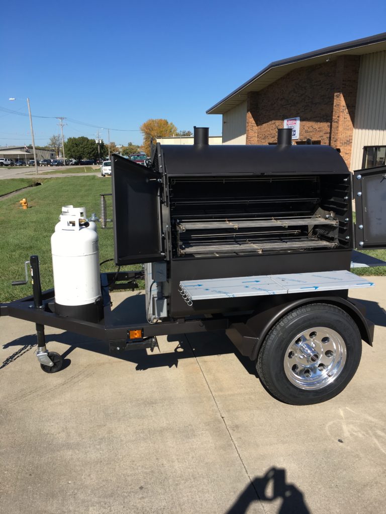 Custom ABS Judge with propane on a trailer, ready to roll! 