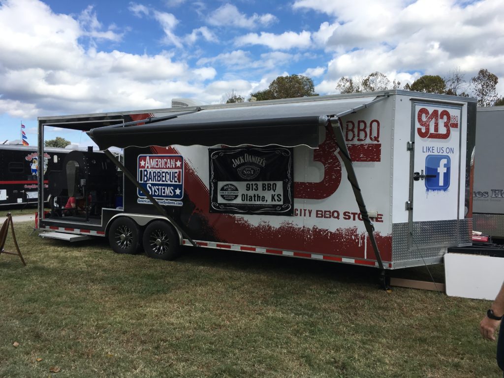 ABS trailer with custom models on board. 