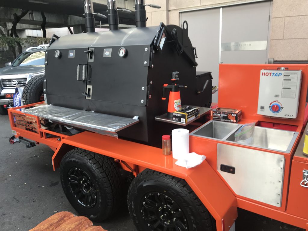 Custom ABS Judge with wood storage on board. 