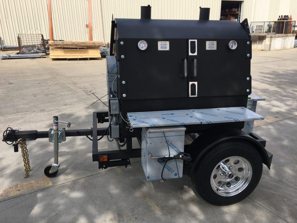 A custom ABS Judge on a trailer, ready to roll. 