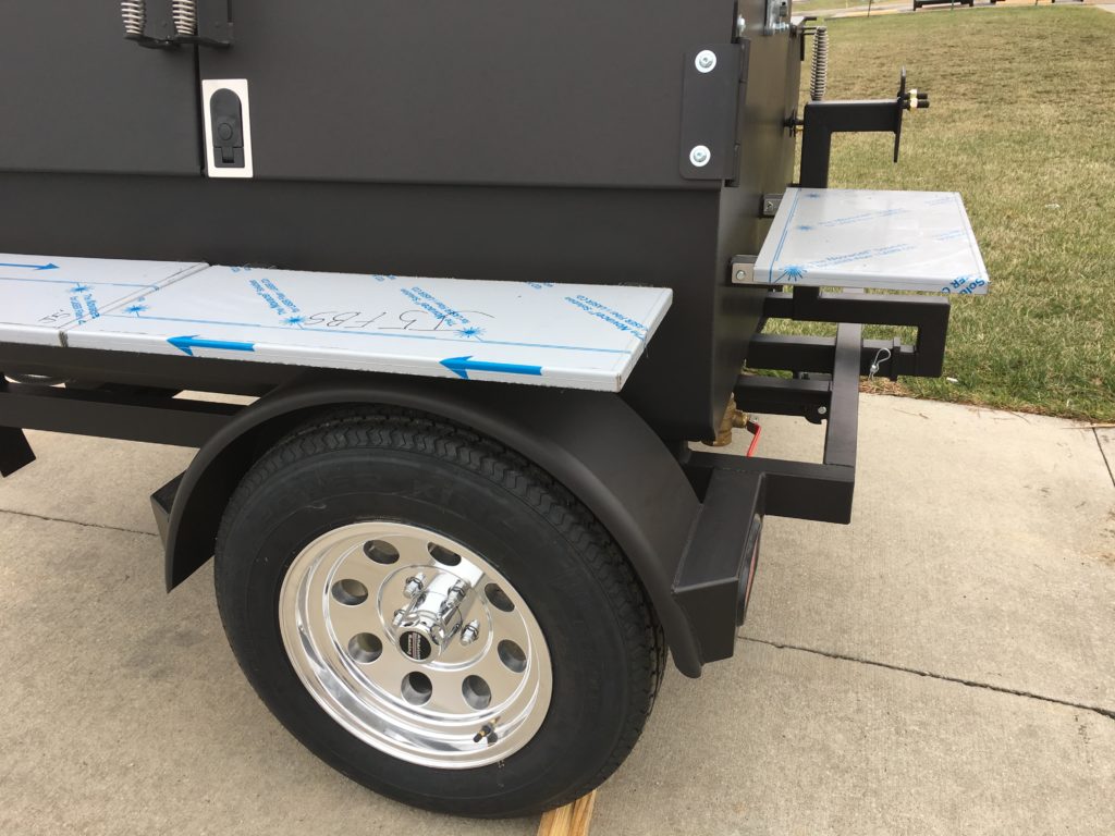 a custom ABS Judge on trailer.