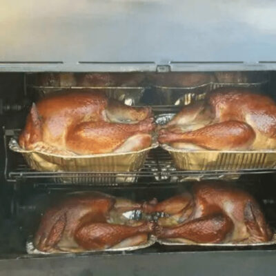 You can even prepare Thanksgiving turkeys for a large crowd using the Pit-Boss Rotisserie.