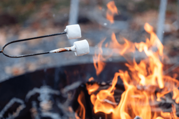 Time for s'mores and a warm fall fire with the ABS Fire Pit.