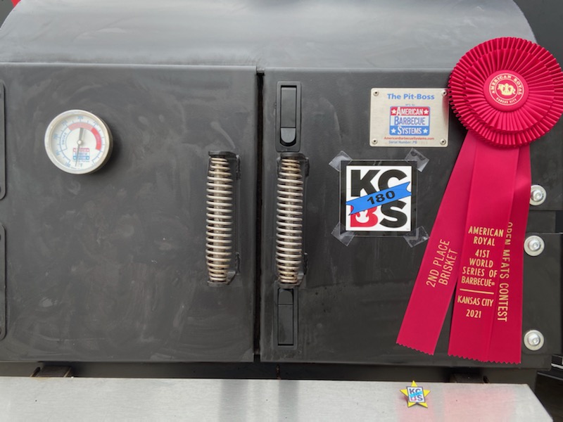 The ABS All-Star with it's 1st place ribbon at the American Royal BBQ competition.