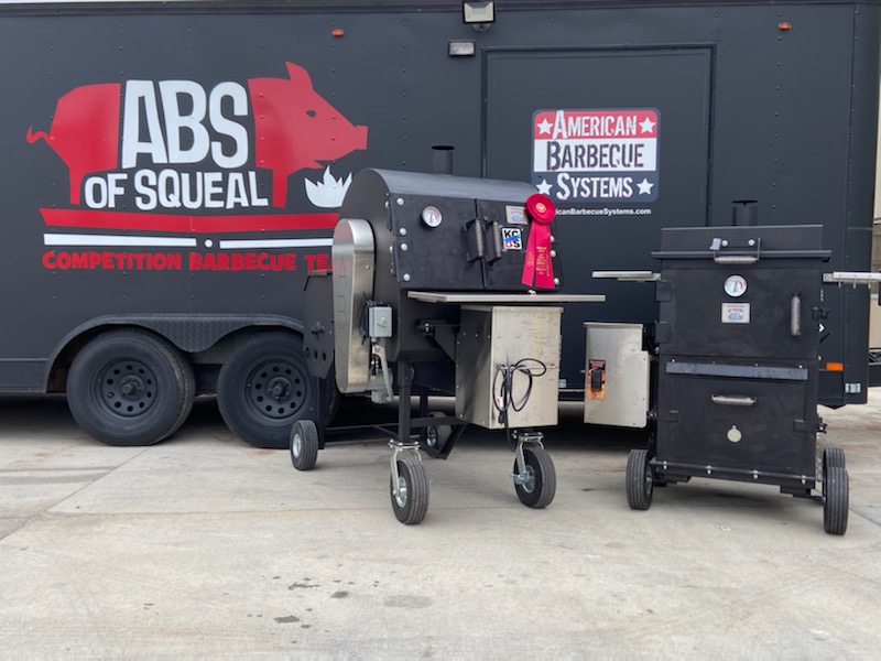 The ABS All-Star with it's 1st place ribbon at the American Royal BBQ competition.