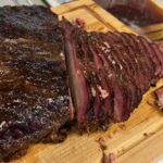 Brisket made on an ABS BBQ rotisserie grill will be juicy and flavorful.