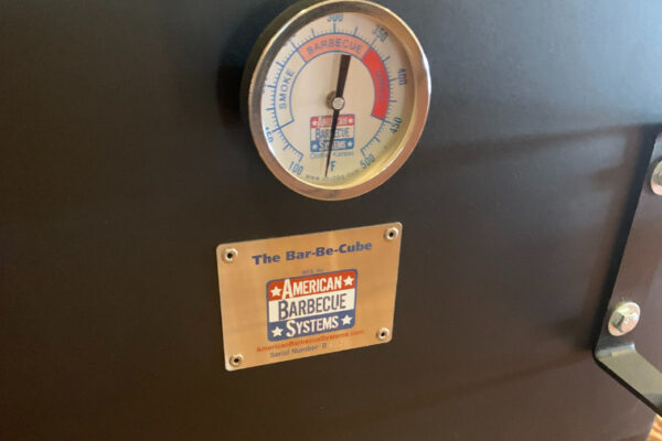 A close up of the ABS Bar-Be-Cube.
