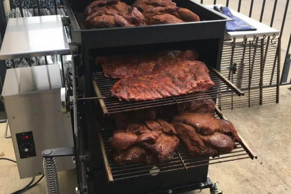 An example of a backyard barbecue smoker - Bar-Be-Cube