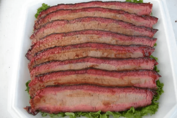 Brisket smoked on an ABS smoker, ready to serve!