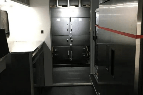 Image of a Smokehouse ready to go inside a restaurant.