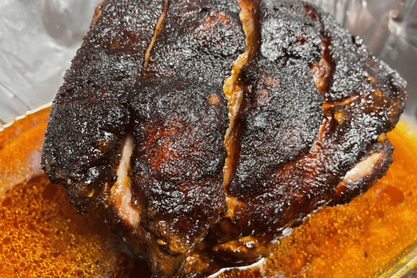 The crust on this barbecue is mouthwatering!